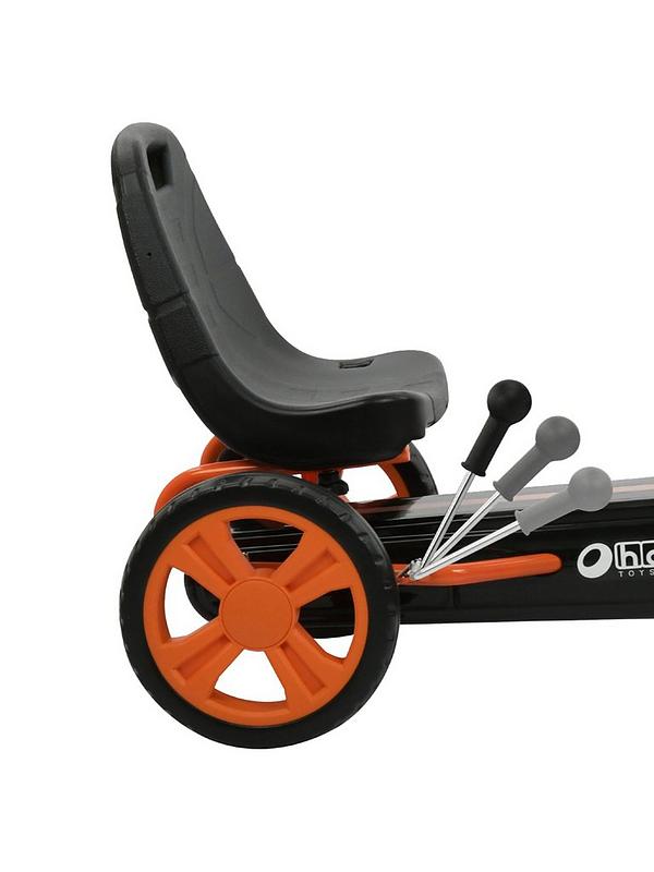 Image 4 of 4 of Hauck Speedster Go Kart, Orange
