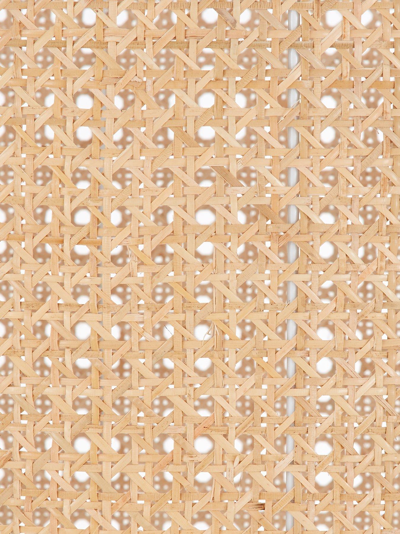 Image 5 of 5 of Very Home Natural Cane Floor Lamp