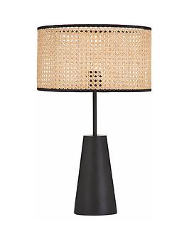 Natural Cane Table Lamp