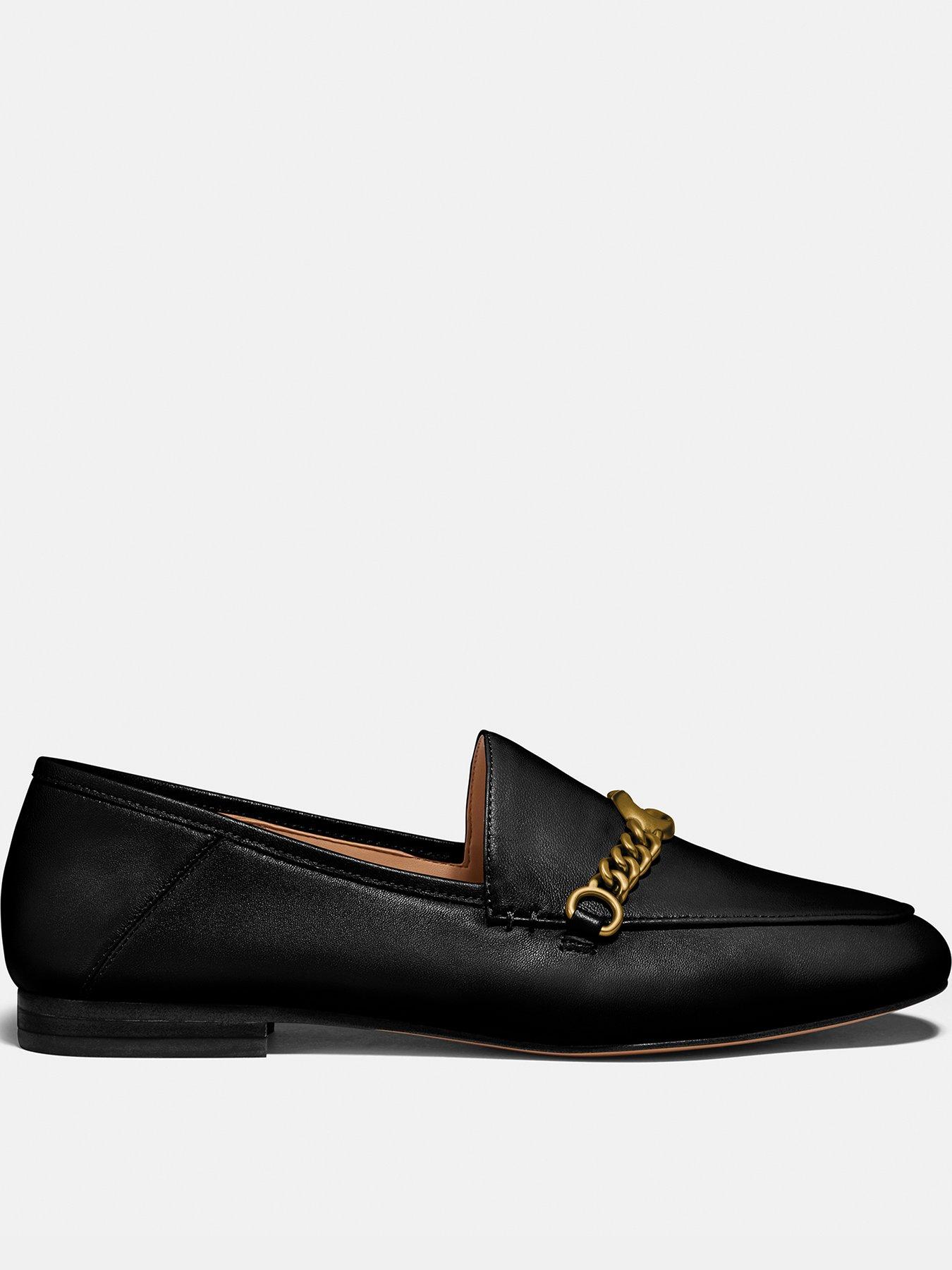 coach helena loafer black