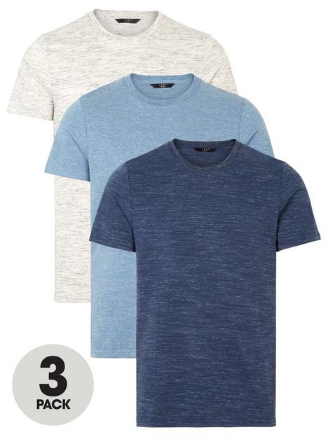 very-man-3-pack-textured-t-shirts-multi