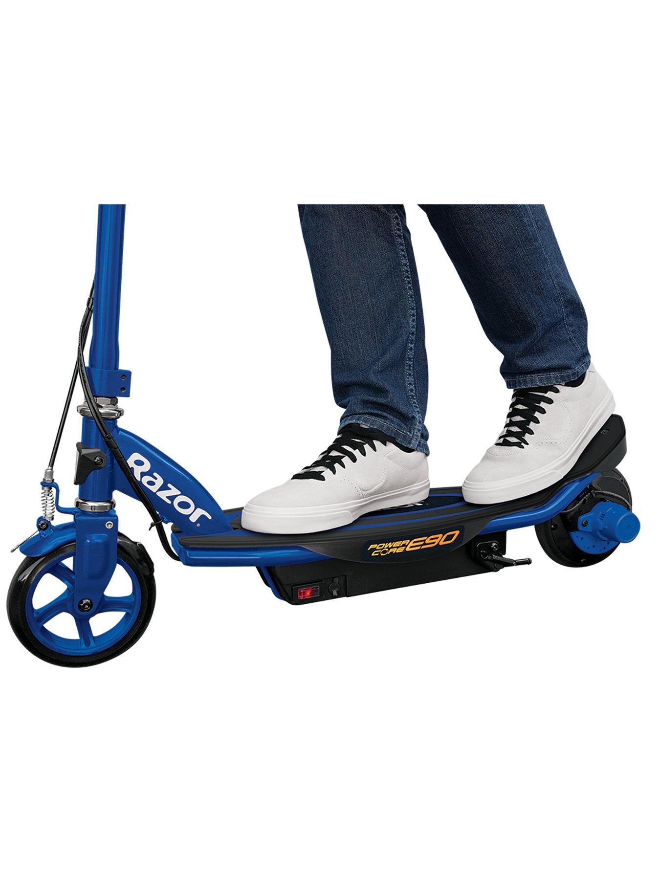 Image 5 of 6 of Razor Power Core E90 Electric Scooter for Kids 8+ - Blue