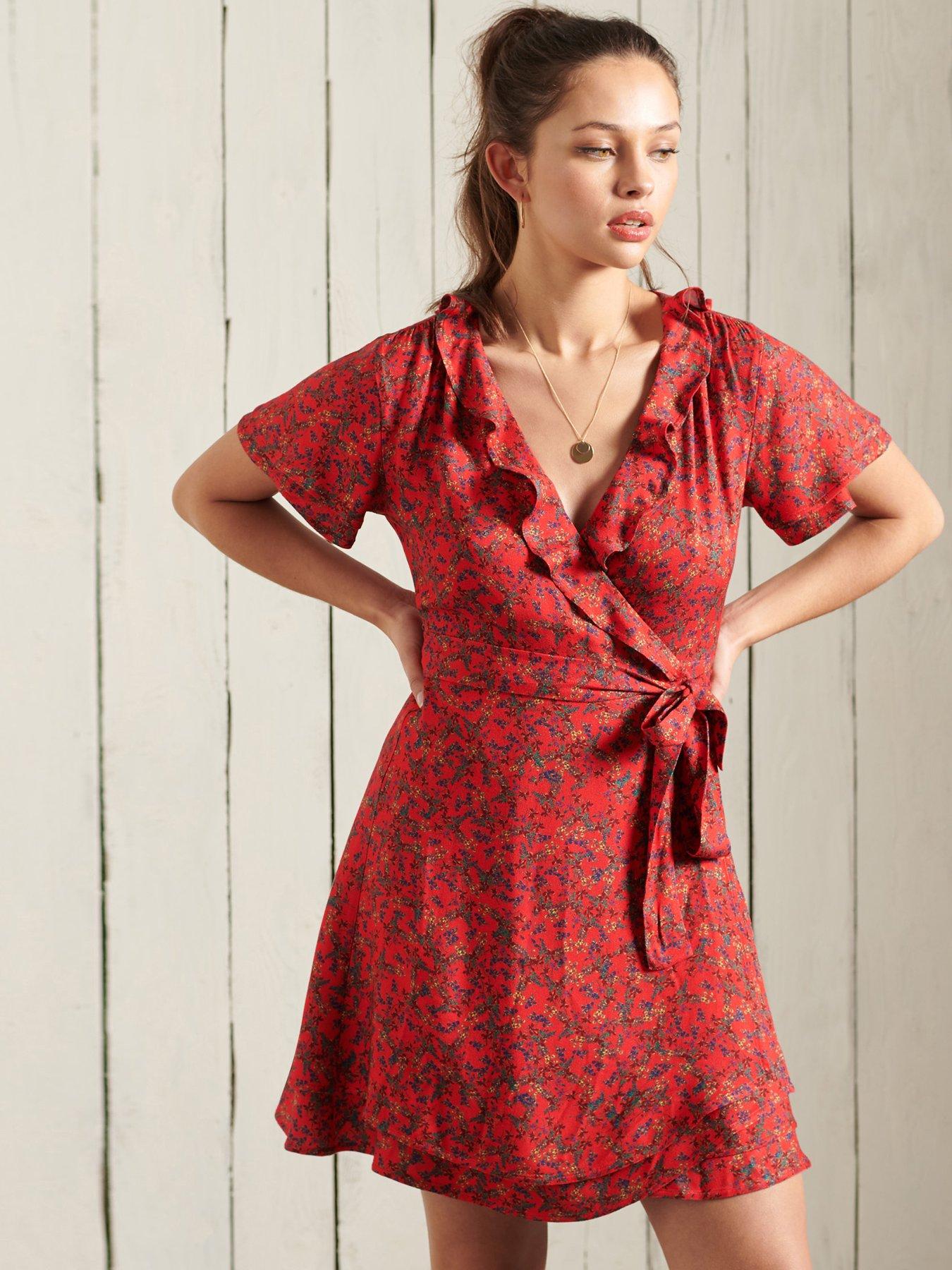 Superdry sales wrap dress