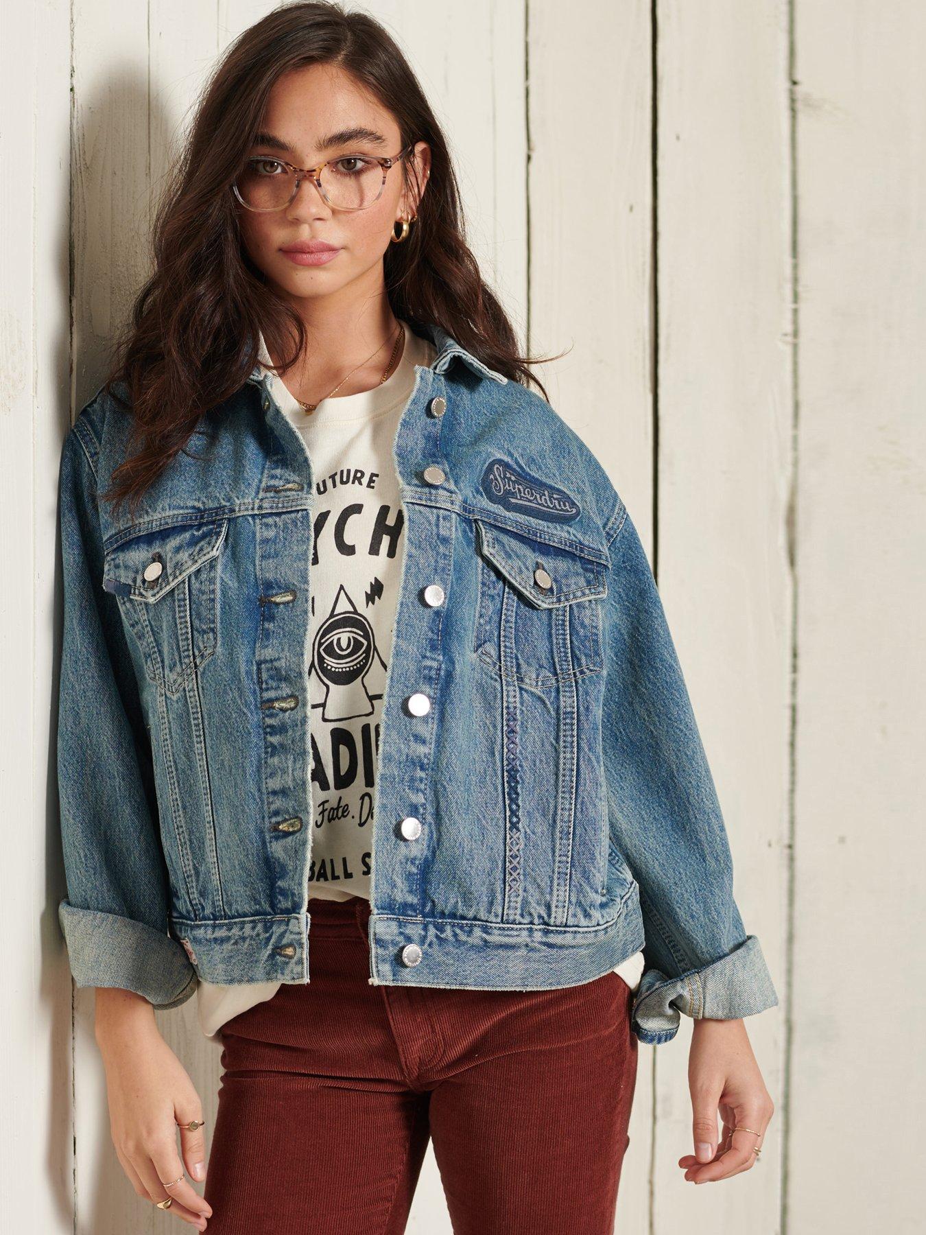 superdry denim jeans jacket