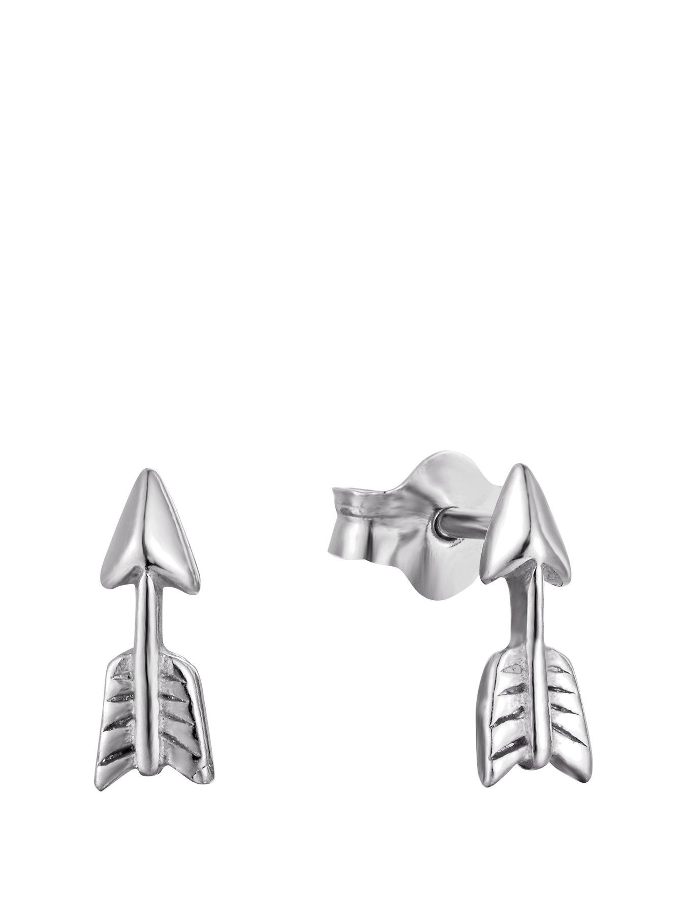 undefined Sterling Silver Arrow studs