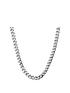  image of mens-20-flat-curb-9mm-steel-chain-necklace