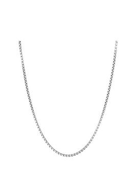 the-love-silver-collection-sterling-silver-rounded-adjustable-box-chain