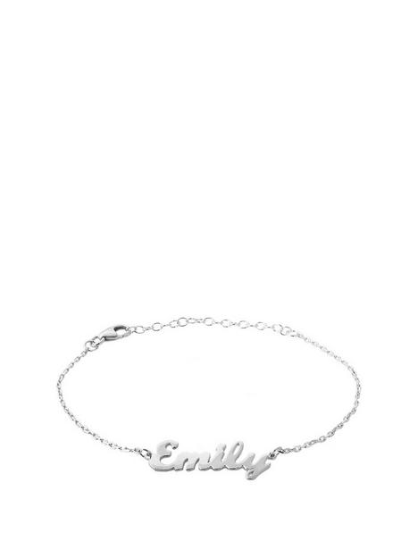 the-love-silver-collection-sterling-silver-personalised-adjustable-name-bracelet