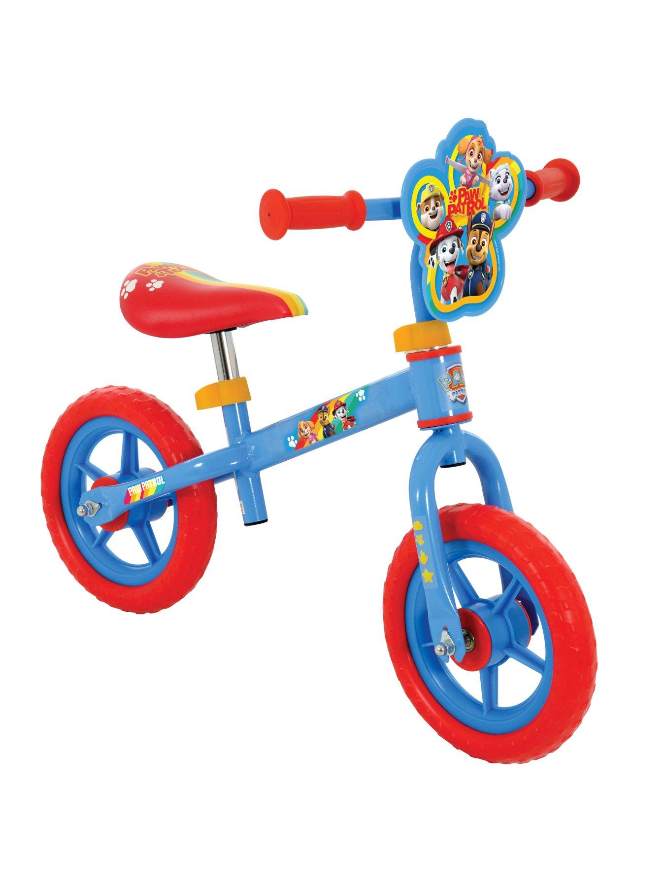 Paw patrol pink store balance bike