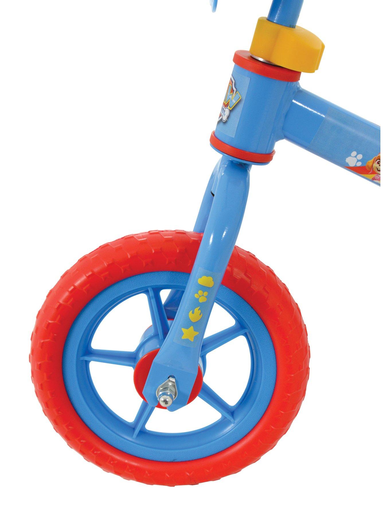 Paw patrol bike with handle hot sale