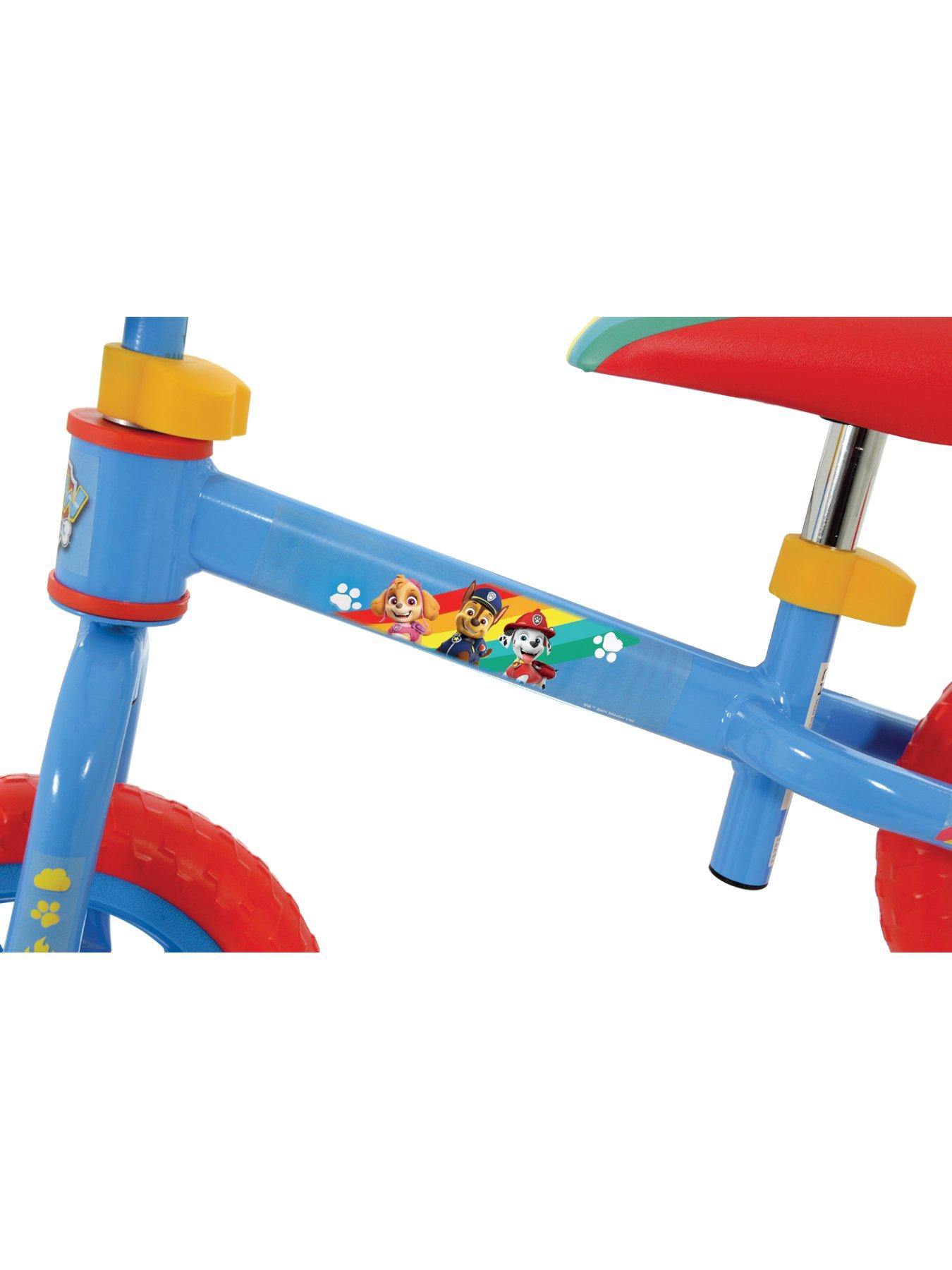 Smyths paw patrol clearance balance bike