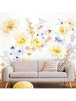 Product photograph of Art For The Home Fleur Summer Wall Mural from very.co.uk