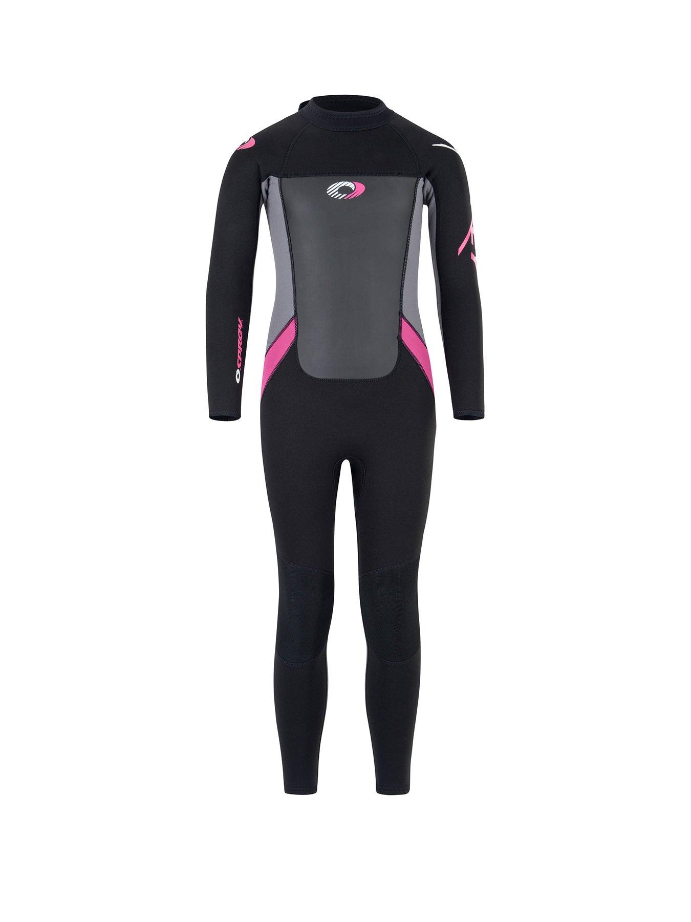 Image 1 of 6 of Osprey Origin Girls Long Wetsuit (Black/Pink)