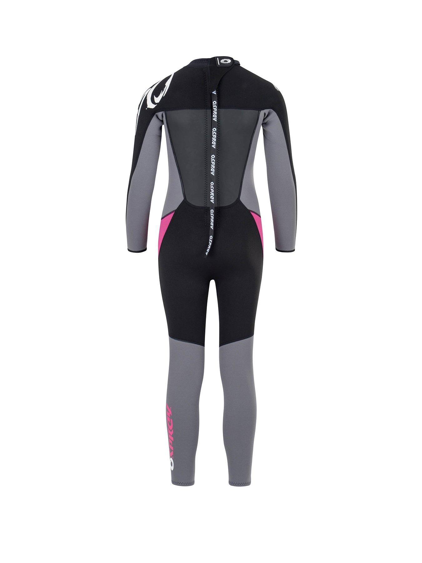 Image 2 of 6 of Osprey Origin Girls Long Wetsuit (Black/Pink)