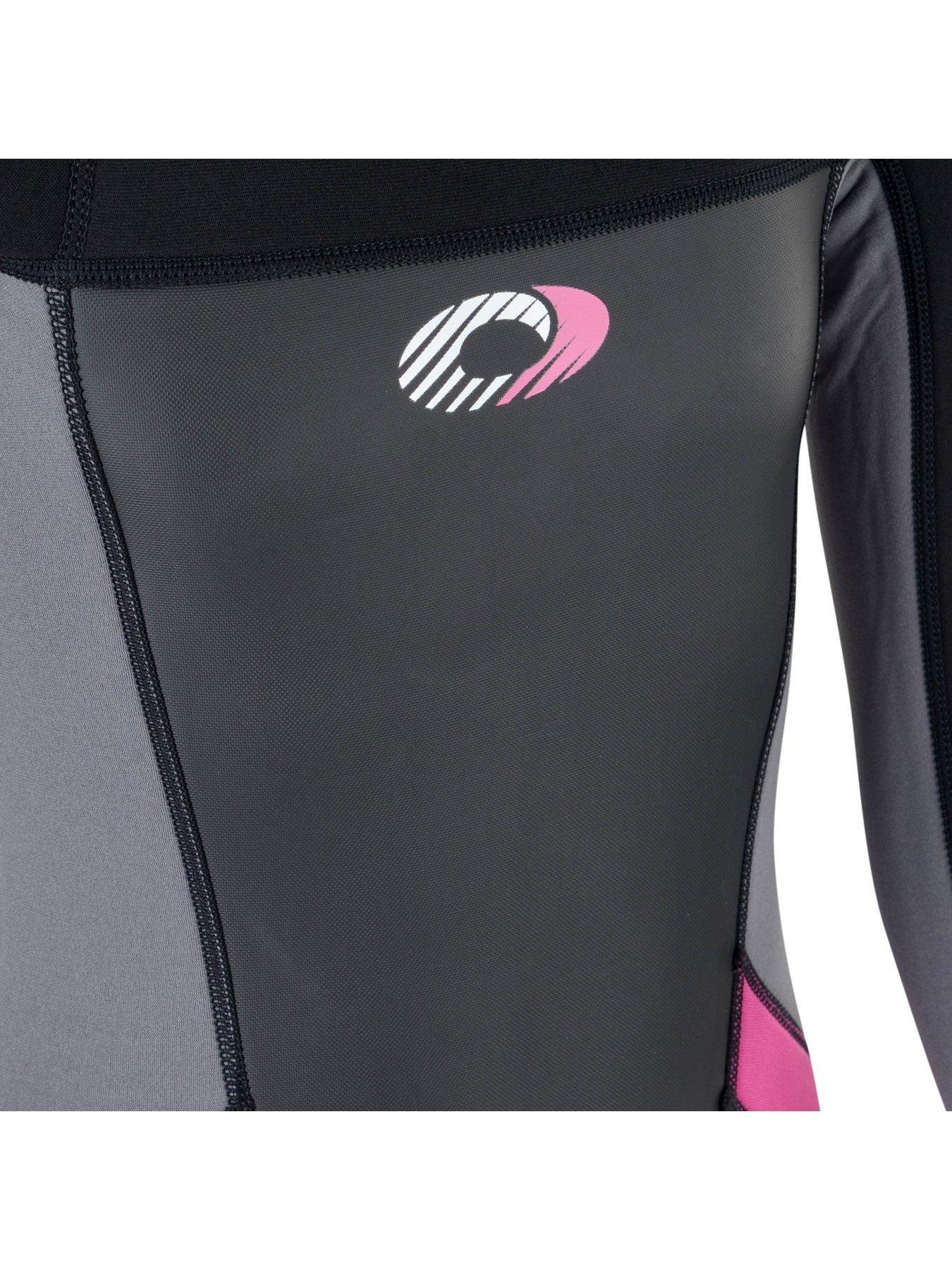 Image 3 of 6 of Osprey Origin Girls Long Wetsuit (Black/Pink)