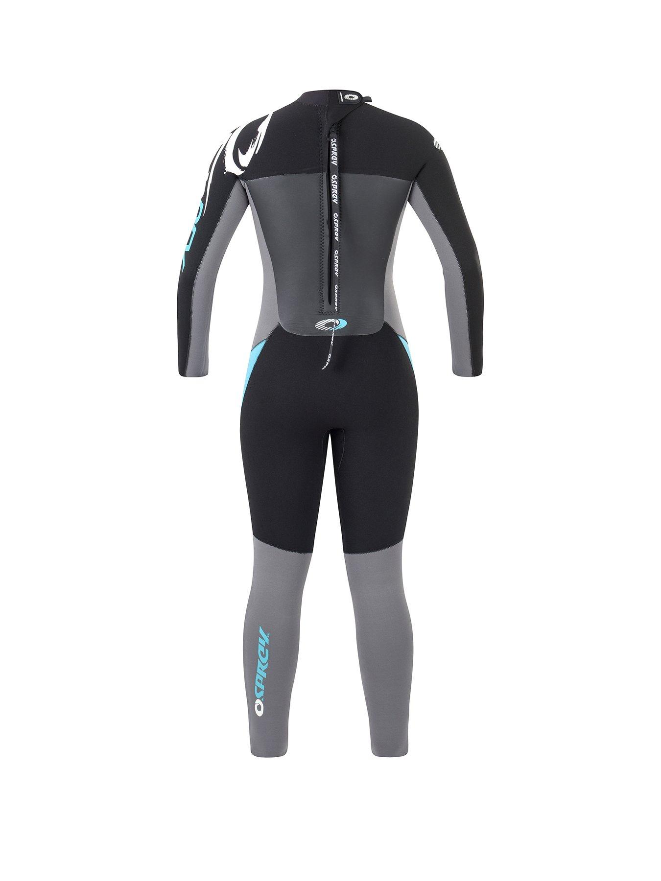 Image 2 of 6 of Osprey Action Sports Origin Ladies Long Wetsuit 5mm (Black/Blue)