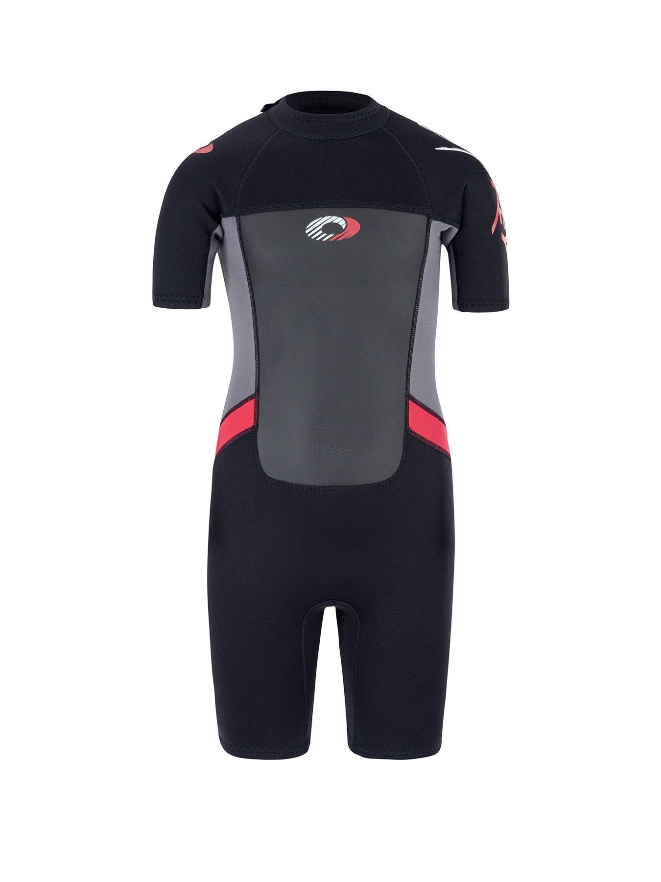 Image 1 of 6 of Osprey Origin Boys Shorty Wetsuit (Black/Red)