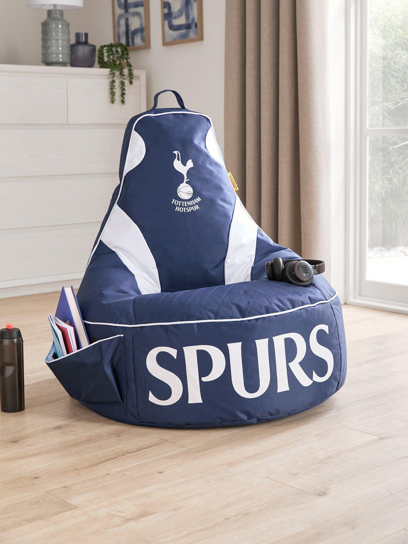 Product photograph of Tottenham Hotspur Fc Big Chill Gaming Beanbag Chair from very.co.uk