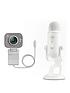  image of logitech-streamcam-full-hd-1080p-usb-c-webcam-and-blue-yeti-usb-microphone-streaming-bundle-whiteout-edition