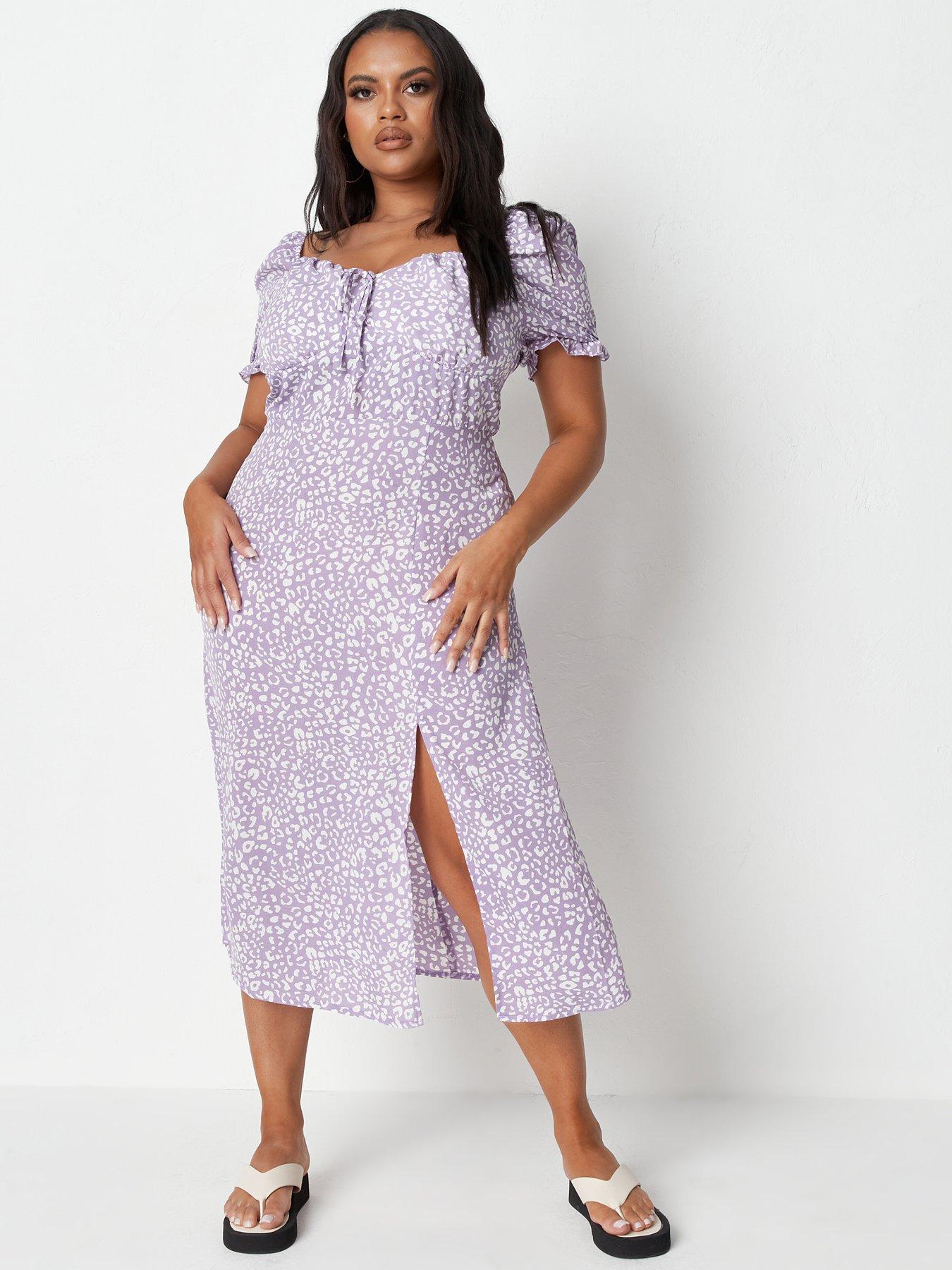 missguided plus milkmaid dress