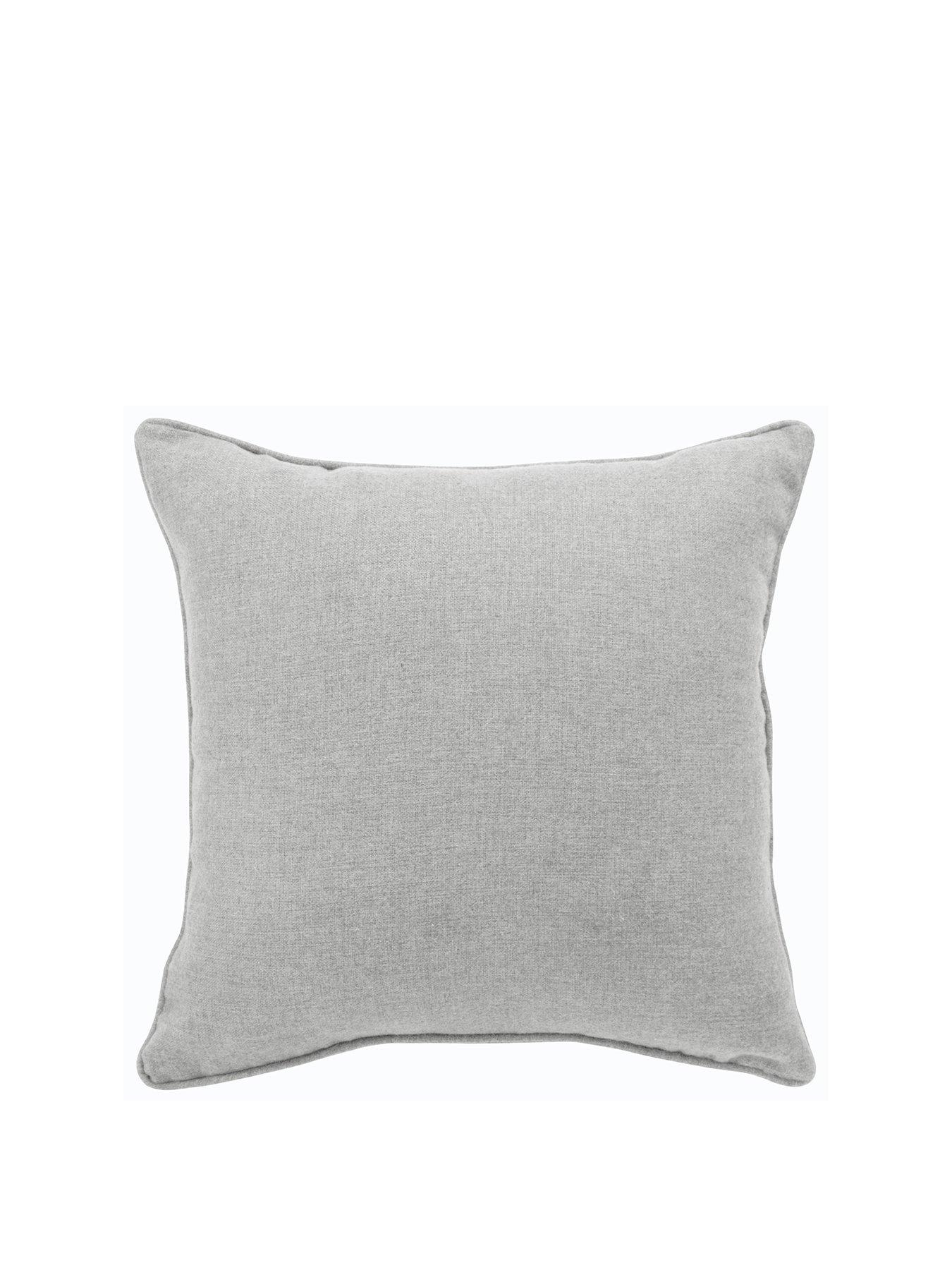 large gray cushions
