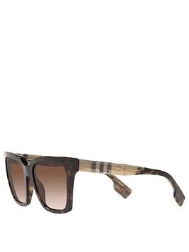 Burberry BE4335 393013 Dark Havana/Brown Gradient Square Sunglasses