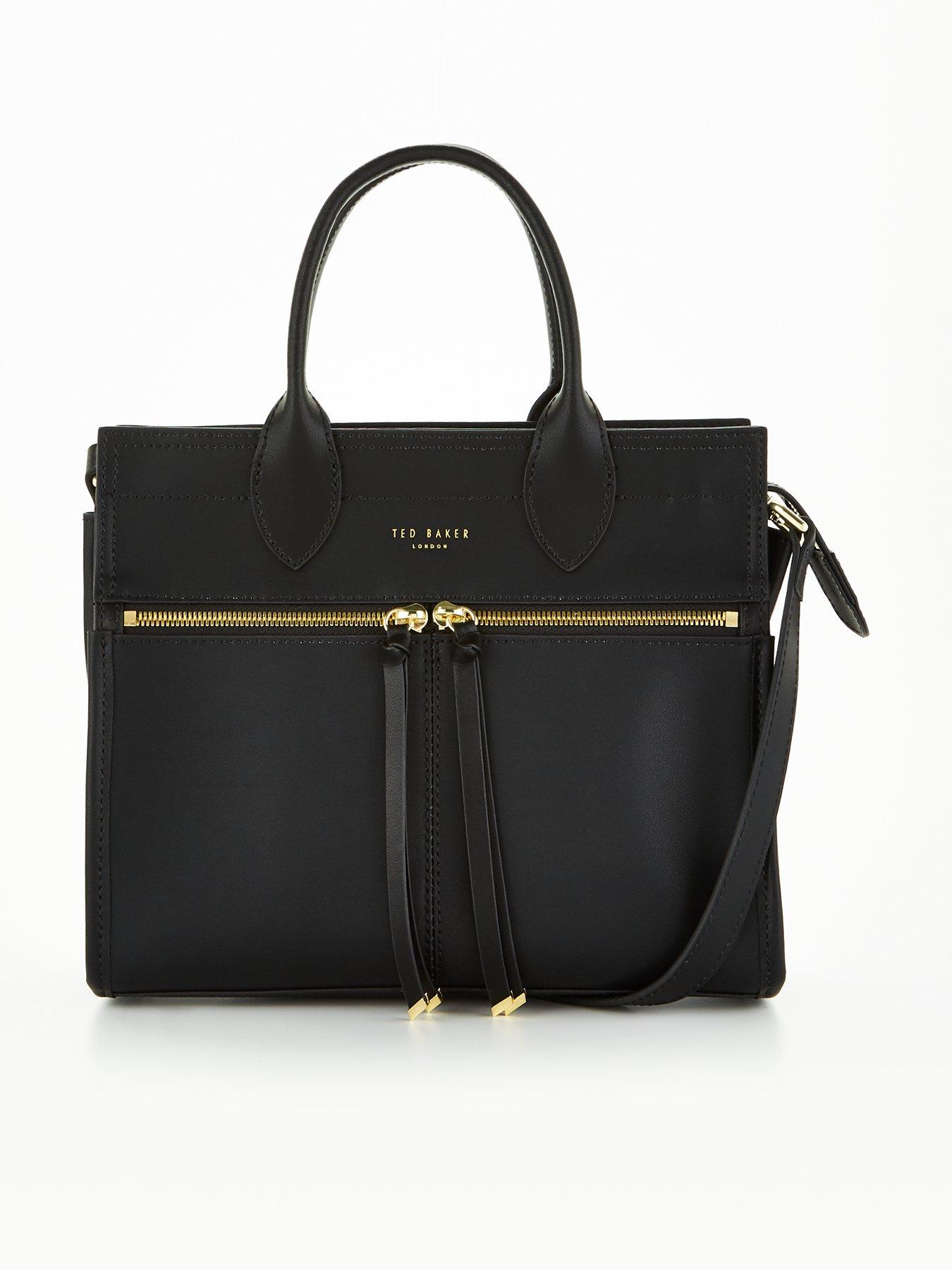 ted baker black zip purse