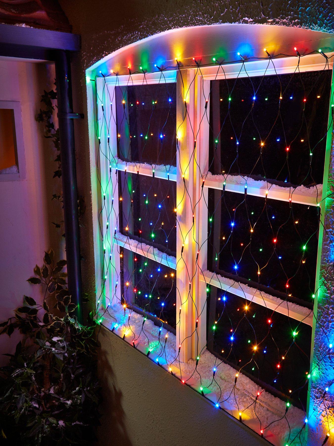 Christmas window net clearance lights