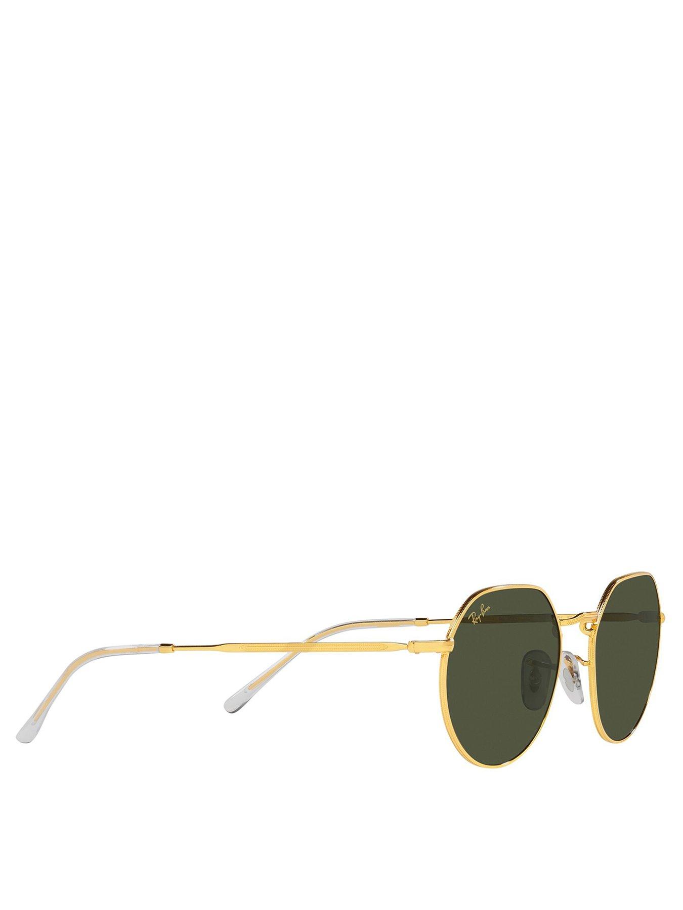 undefined Jack Round Metal Sunglasses - Gold