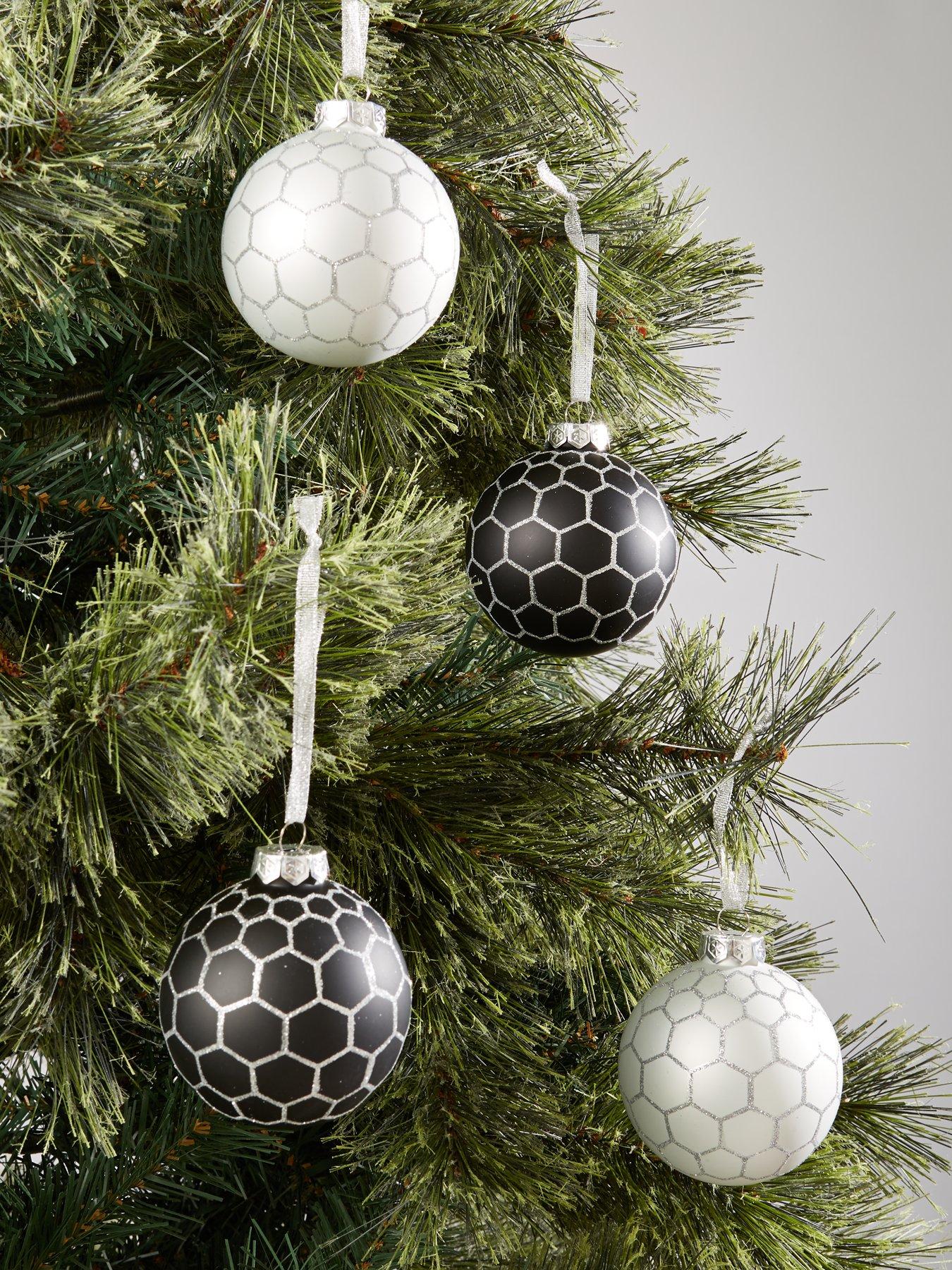 Details about   NEW 20 PCS SILVER/GOLD GLITTER BAUBLE CHRISTMAS TREE DECOR 2 COLOR BAUBLE 3.5CM 