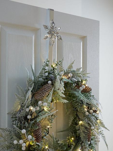 very-home-christmas-wreath-snowflake-hangers-ndash-set-of-2