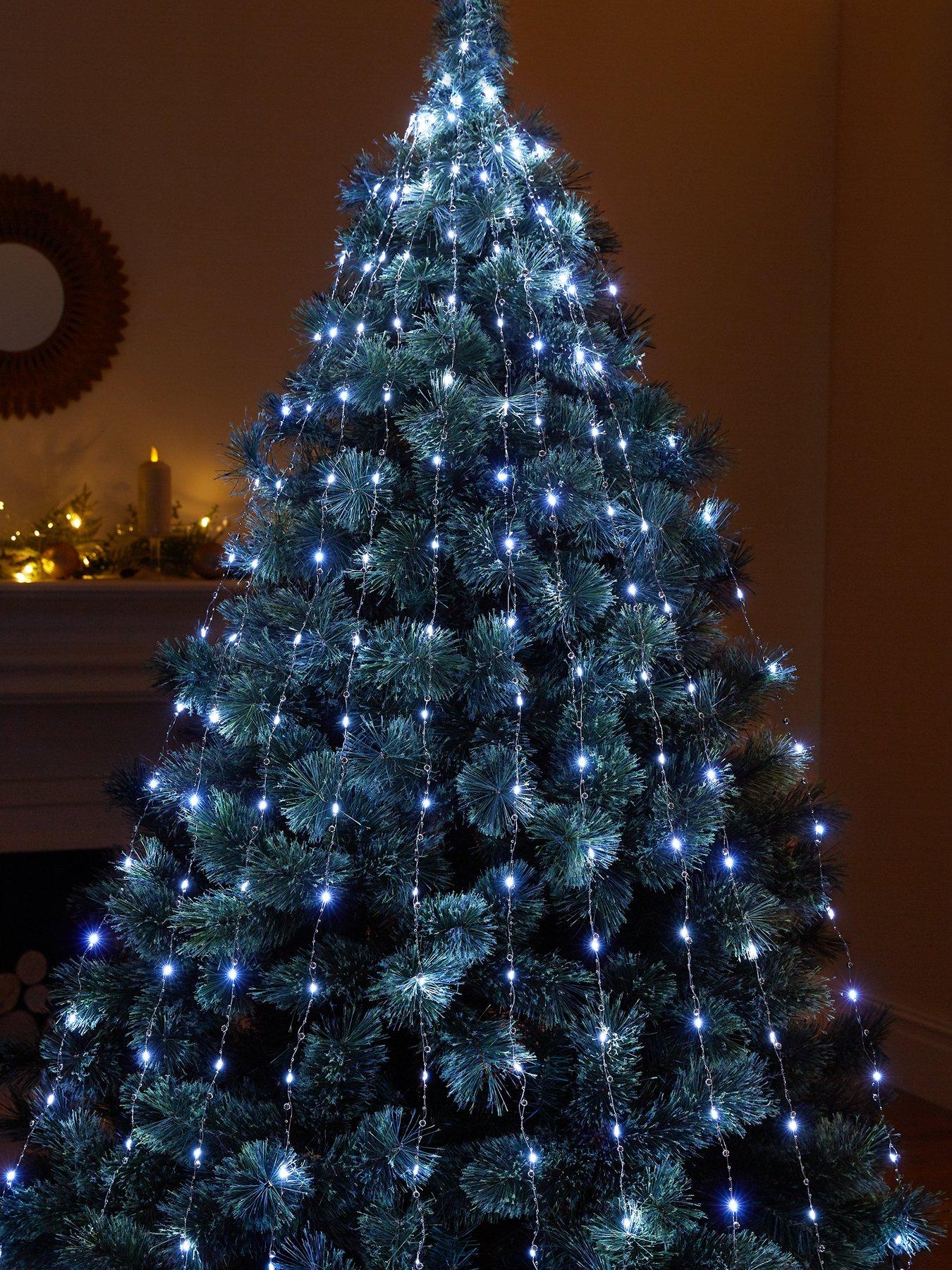 Very Home Silver Beaded Copper Horsetail Lights