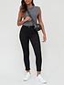  image of v-by-very-luxe-touch-high-waist-relaxed-skinny-jean-black