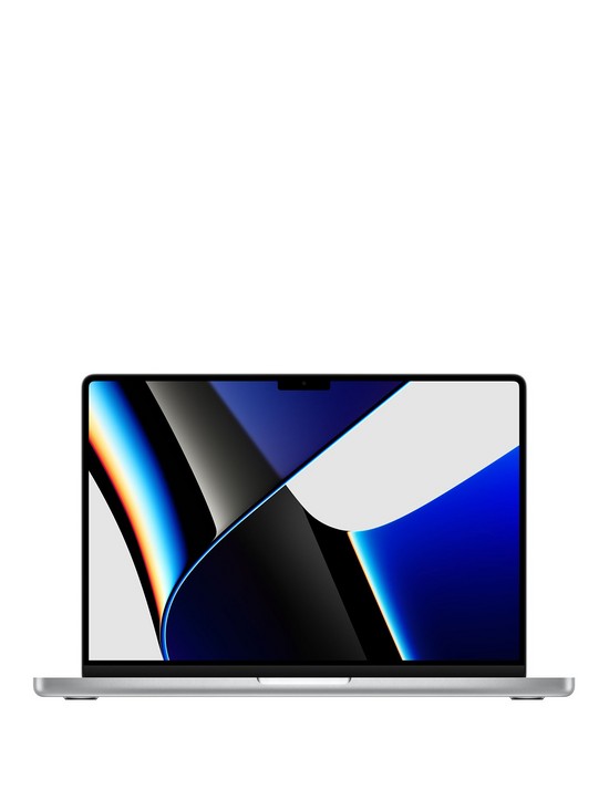 front image of apple-macbook-pro-m1-pro-2021-14-inchnbspwith-8-core-cpu-and-14-core-gpu-512gb-ssd-silver