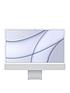  image of apple-24-inch-imac-with-retina-45k-display-apple-m1chip-with-8-core-cpu-and-8-core-gpu-256gb-silver-m365-family