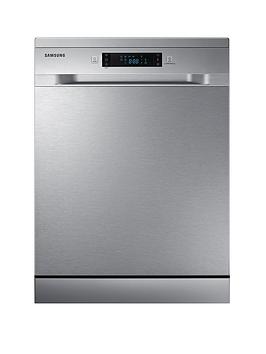 Product photograph of Samsung Dw60m5050fs Eu Series 5 Freestanding Full Size Dishwasher 13 Place Settings Silver from very.co.uk