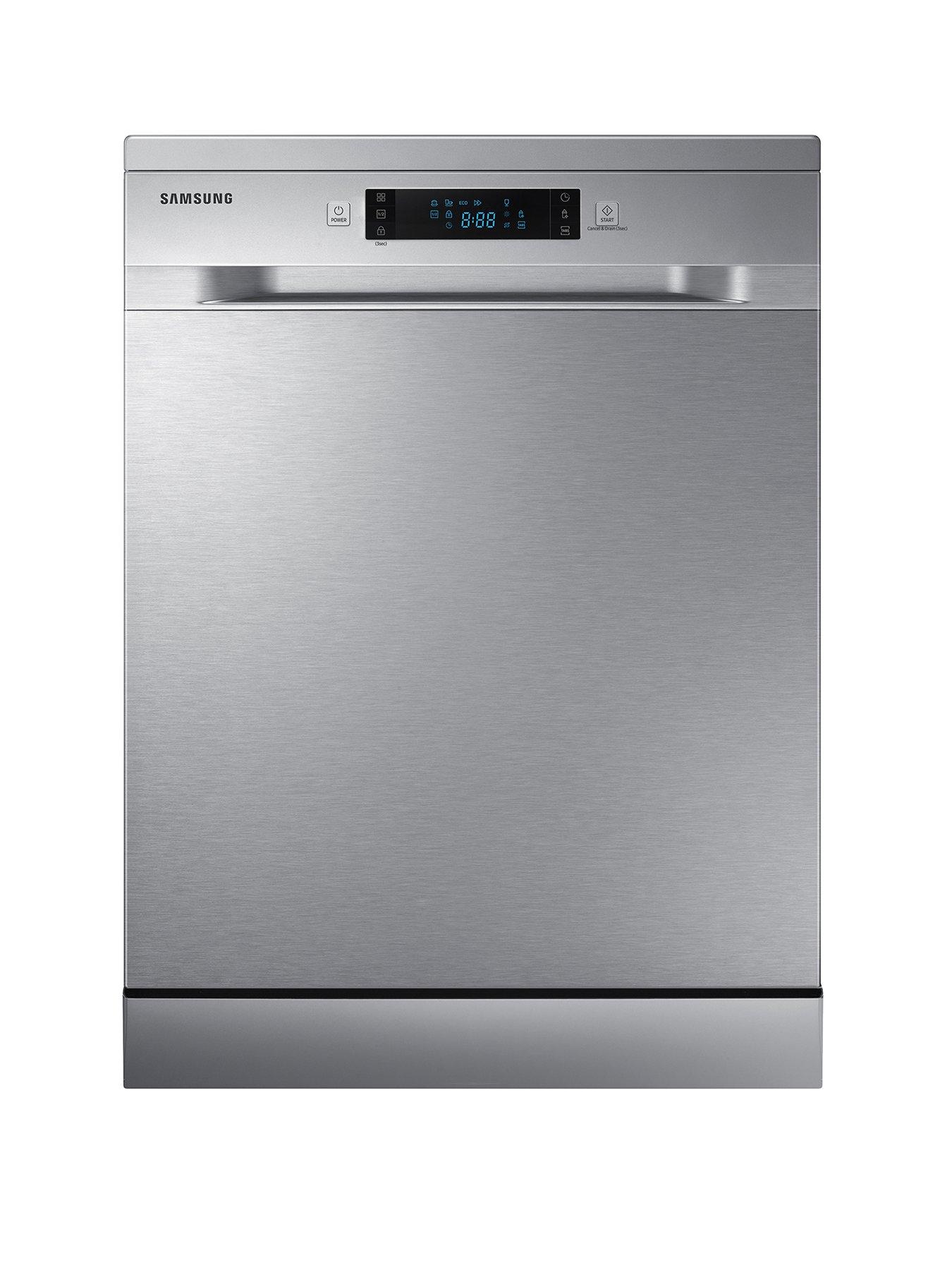 Image 1 of 6 of Samsung DW60M5050FS/EU Series 5 Freestanding Full Size Dishwasher, 13 Place Settings, Silver