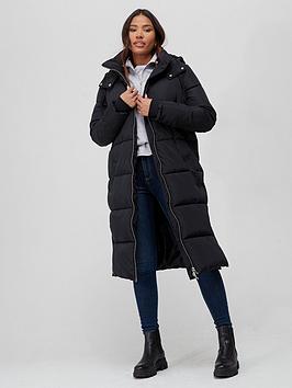 v-by-very-sustainable-long-padded-coat-black