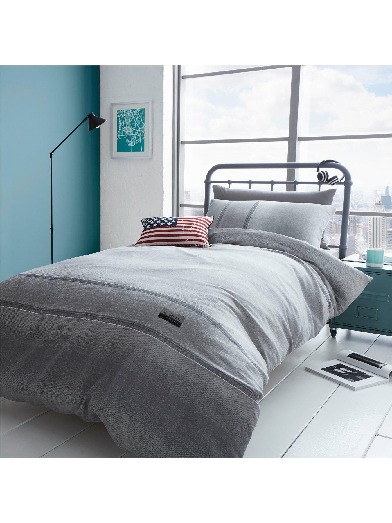 catherine-lansfield-denim-duvet-cover-set-grey