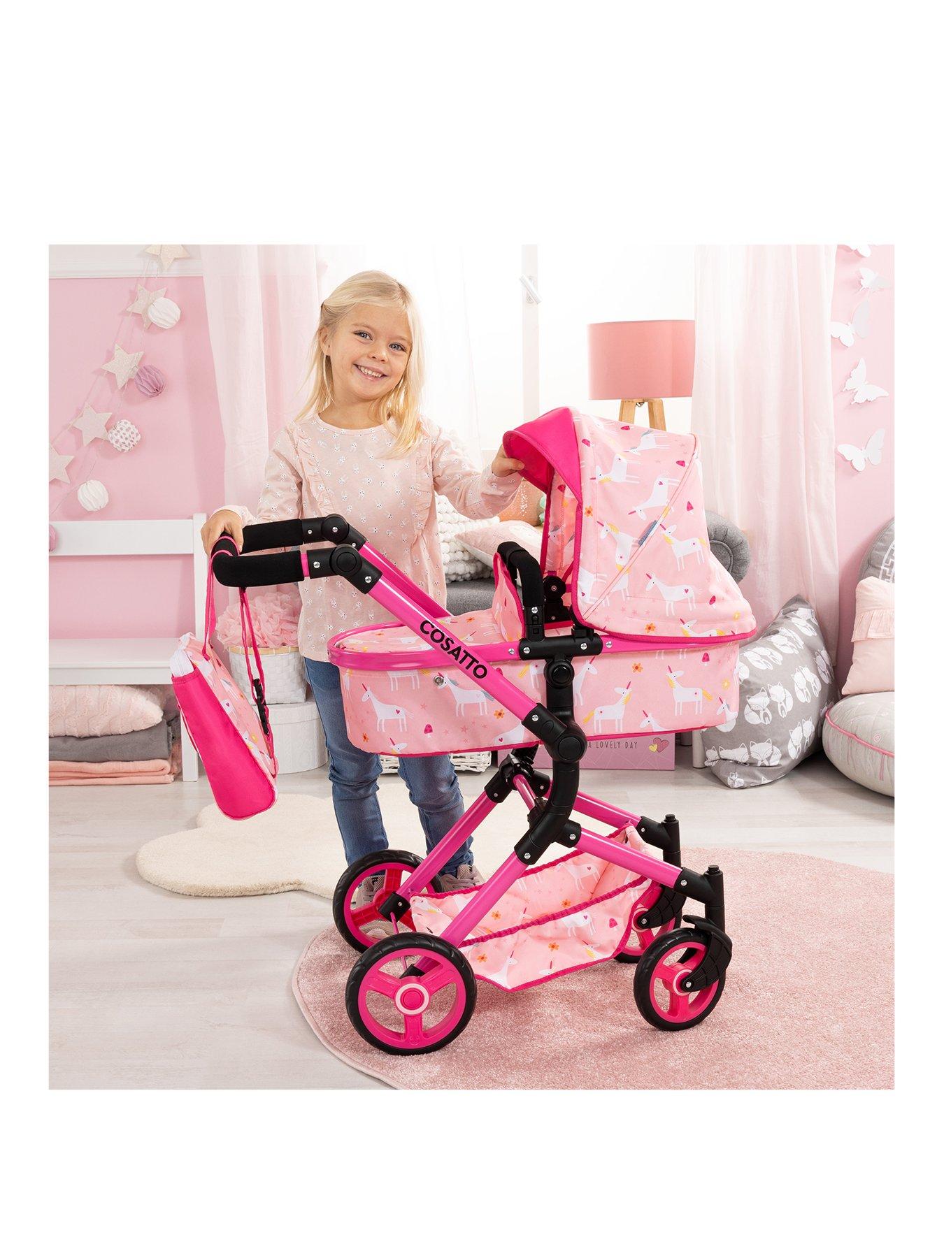 Cosatto Unicorn Print Wonder Doll Pram 