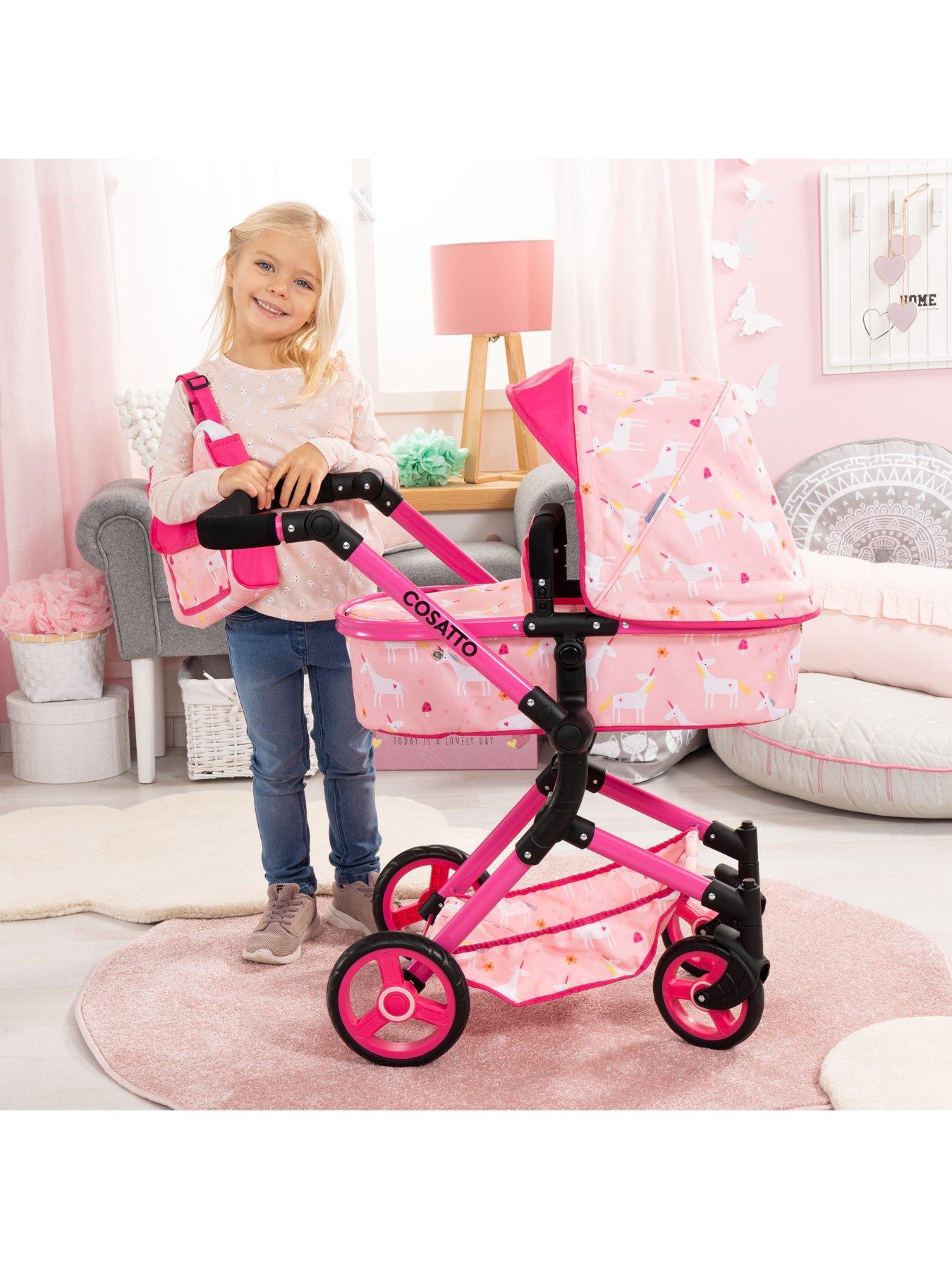 Doll deluxe shop pram unicorn design