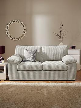Product photograph of Very Home Amalfi Standard 2 Seater Fabric Sofa - Silver - Fsc Reg Certified from very.co.uk