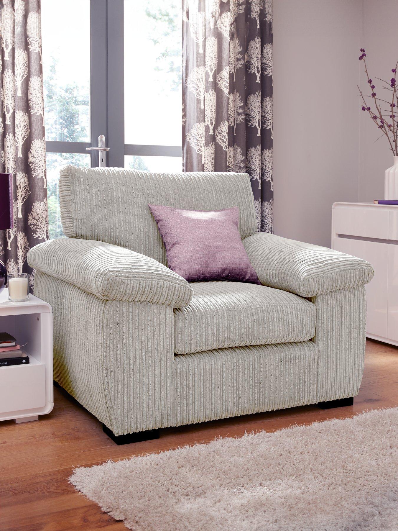 undefined Amalfi Fabric Armchair - Silver - FSC® Certified