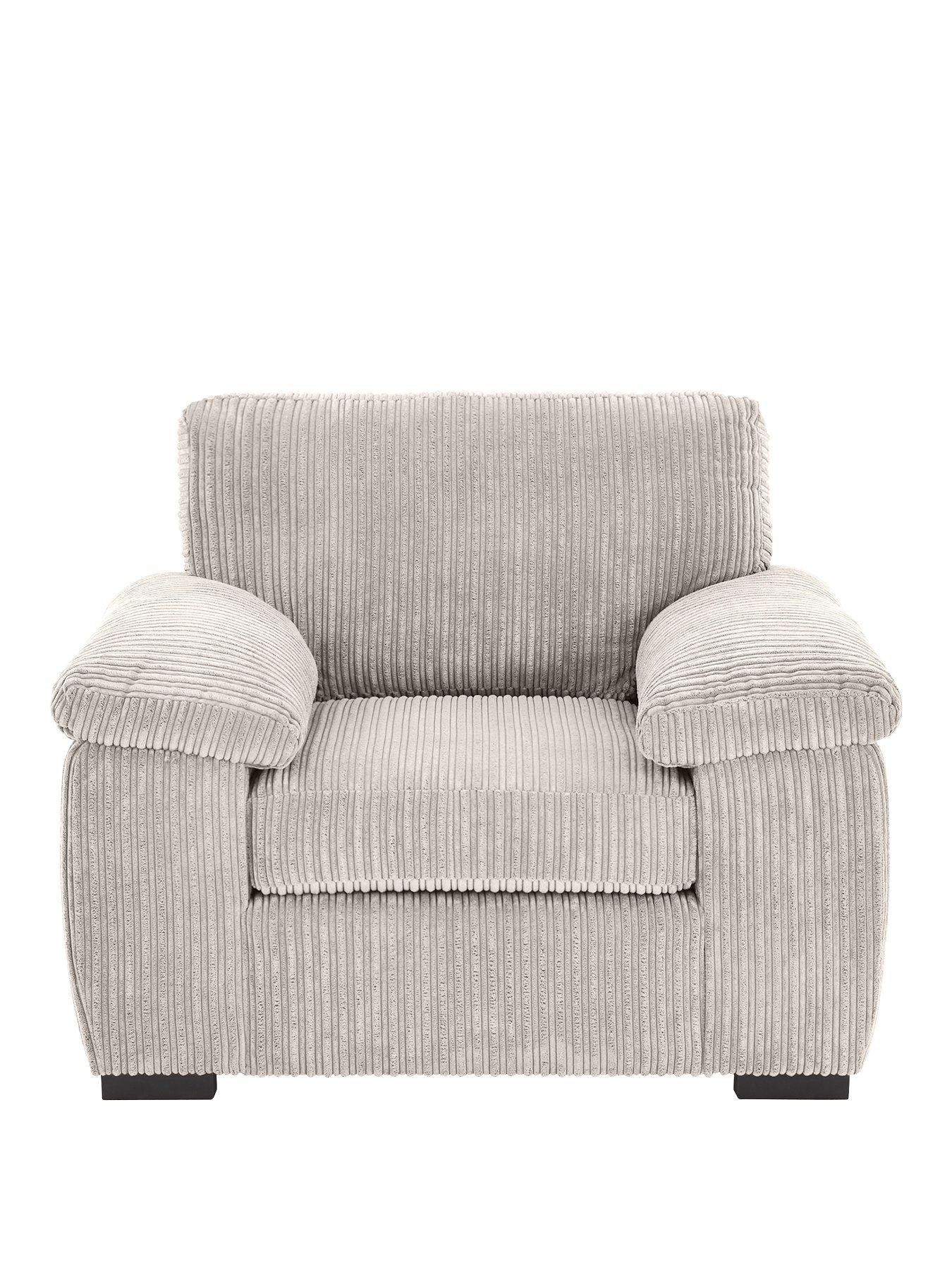 Image 2 of 6 of Very Home Amalfi Fabric Armchair - Silver&nbsp;- FSC&reg; Certified