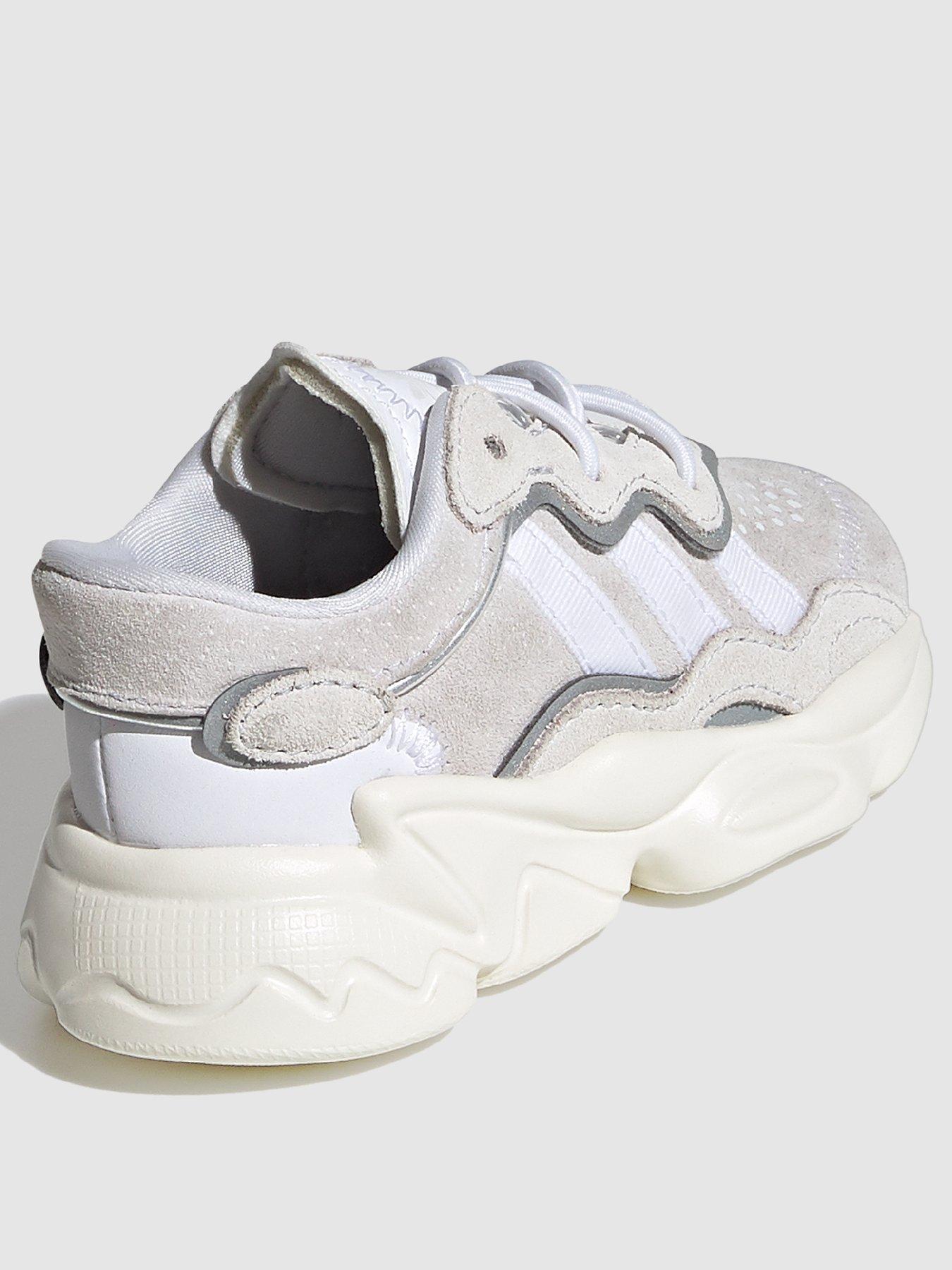 Image 2 of 6 of adidas Originals Infant Unisex Ozweego Trainers - White