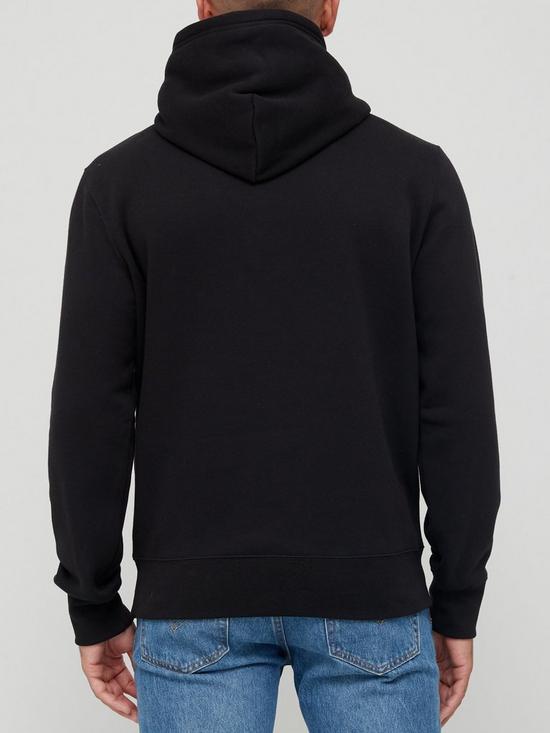stillFront image of champion-hoodie-black