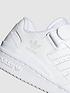  image of adidas-originals-unisex-junior-forum-low-trainers-triple-white