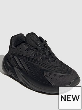 adidas-originals-unisex-kids-ozelia-trainers-triple-black