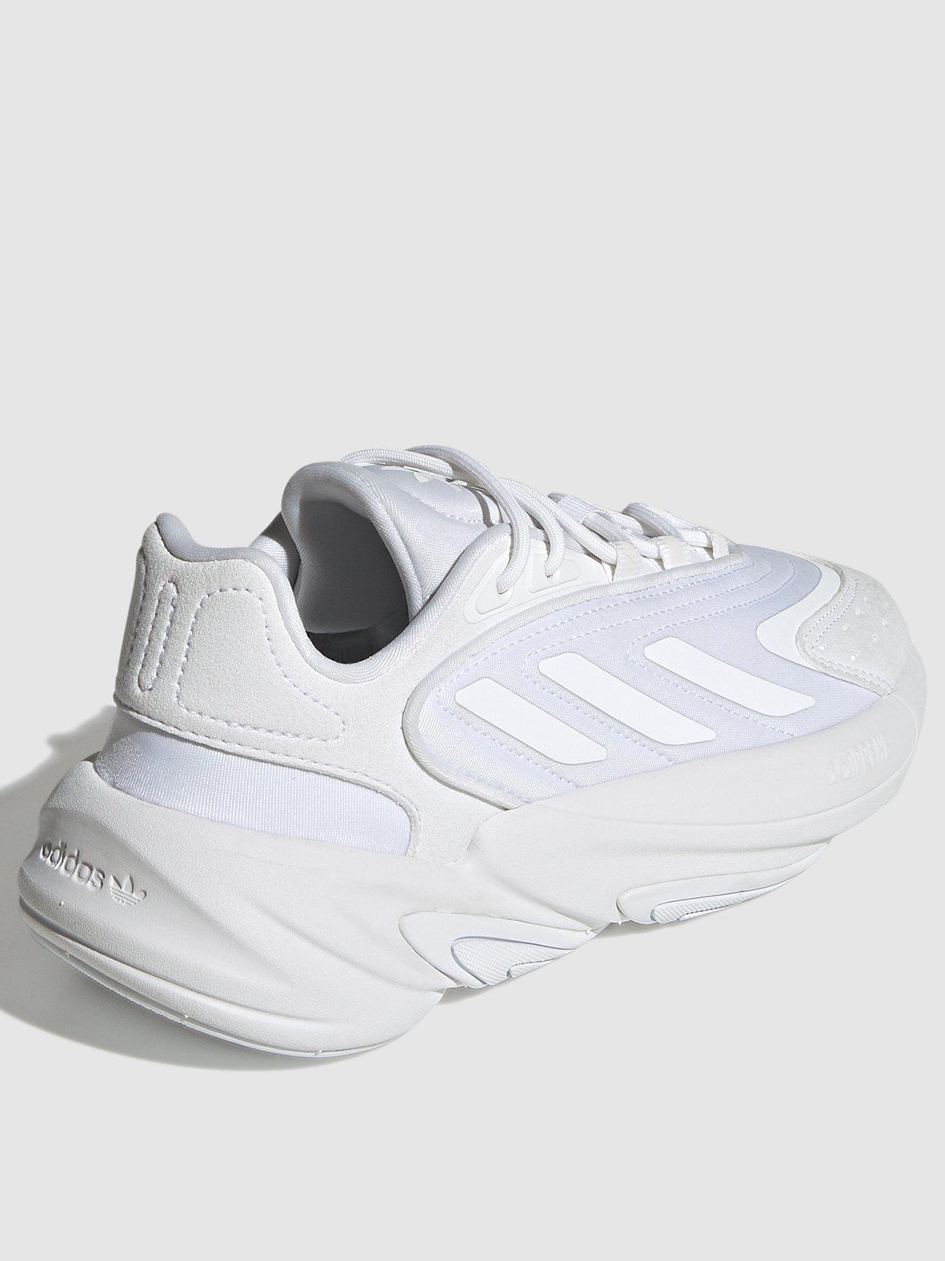 Adidas falcon triple white junior best sale