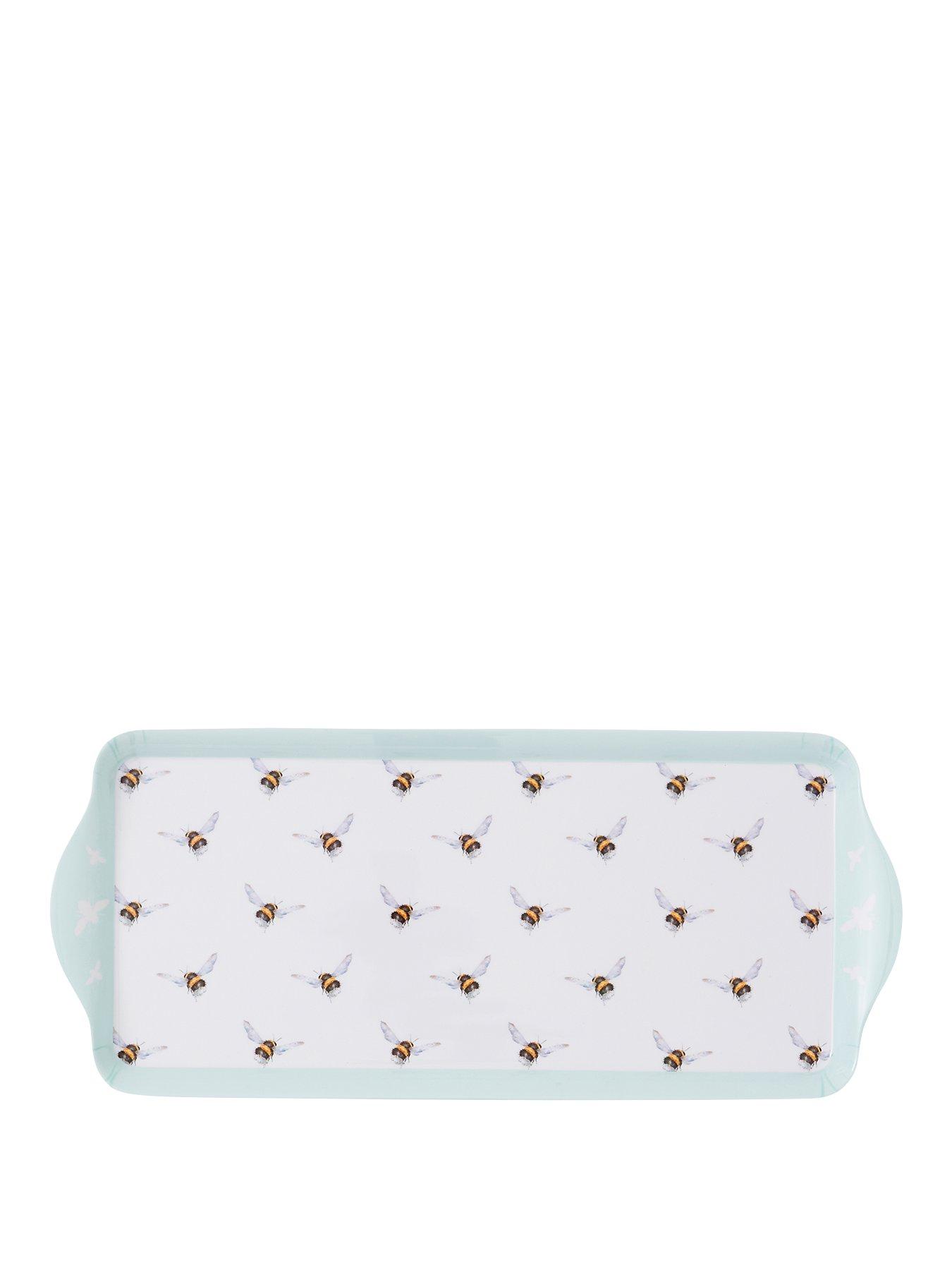 Product photograph of Royal Worcester Bee Sandwich Tray from very.co.uk